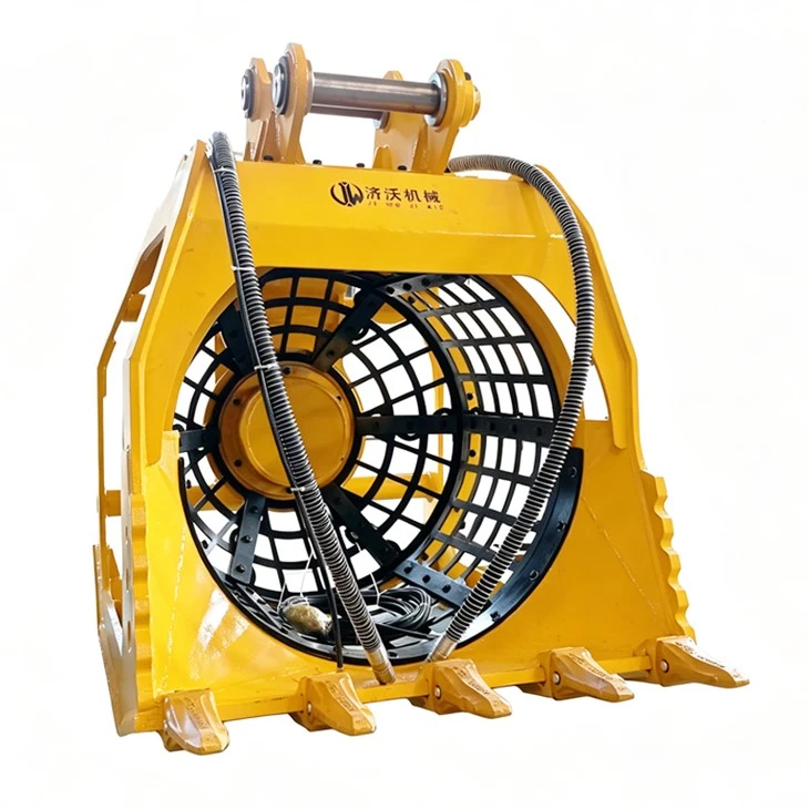 20-ton Excavator Rotary Screening Bucket factory 20-ton Excavator Rotary Screening Bucket factory